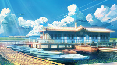 cached/dharmx_walls/anime/a_building_with_boats_on_the_water.jpg