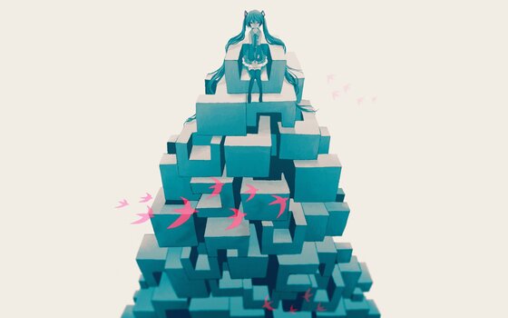 cached/dharmx_walls/anime/a_cartoon_of_a_girl_sitting_on_a_stack_of_boxes.jpg