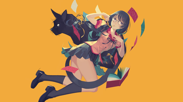 cached/dharmx_walls/anime/a_cartoon_of_a_woman_in_a_short_skirt_and_glasses.jpg