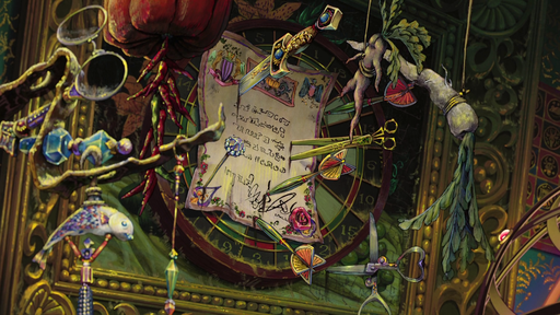 cached/dharmx_walls/anime/a_painting_of_a_clock_with_a_paper_and_scissors_from_it.png