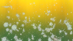 cached/dharmx_walls/anime/a_yellow_and_green_background_with_many_small_white_objects.png