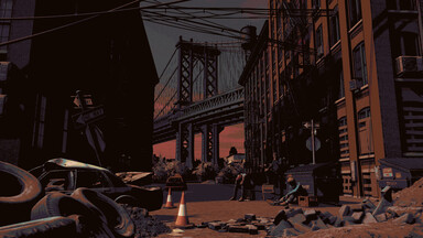cached/dharmx_walls/apocalypse/a_street_with_a_bridge_and_people_sitting_on_it.jpg