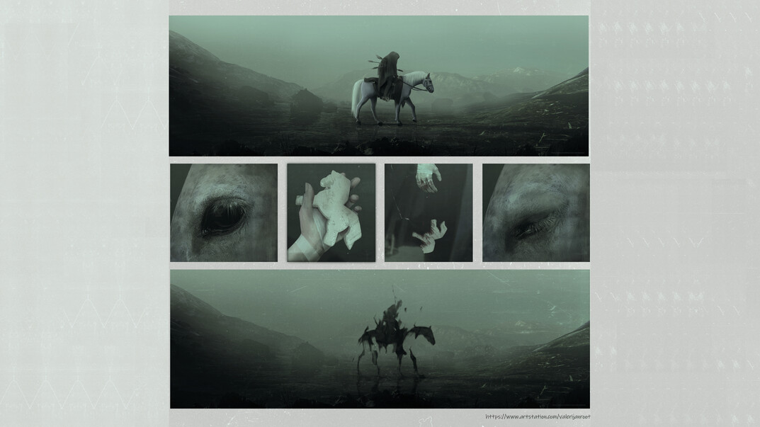 cached/dharmx_walls/centered/a_collage_of_images_of_a_person_riding_a_horse.jpg