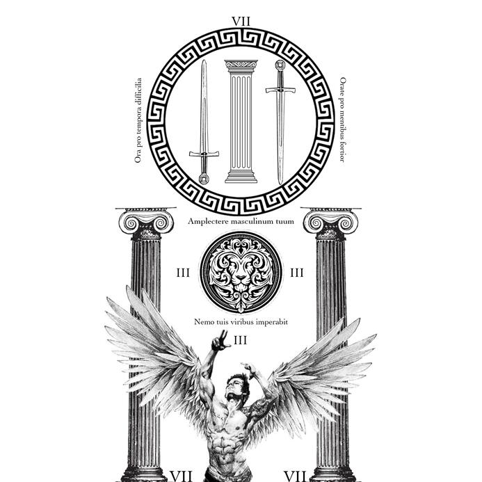 cached/dharmx_walls/centered/a_drawing_of_a_man_with_wings_and_a_circular_pattern.jpg
