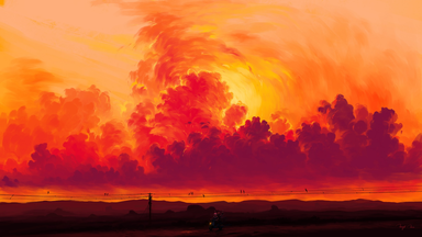 cached/dharmx_walls/digital/a_red_and_orange_sky_with_clouds.png