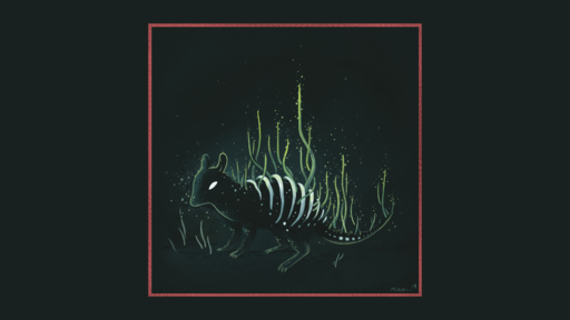 cached/dharmx_walls/fauna/a_black_animal_with_white_stripes_and_green_plants.png