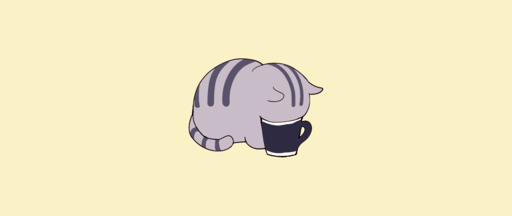 cached/dharmx_walls/gruvbox/a_cartoon_of_a_cat_drinking_from_a_cup.png