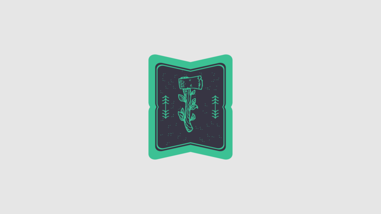 cached/dharmx_walls/logo/a_green_and_blue_rectangular_sign_with_a_drawing_of_a_tree.png