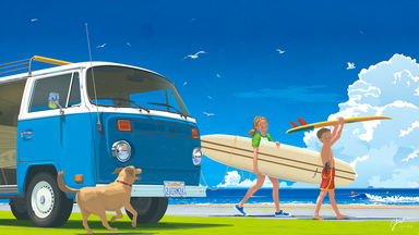 cached/dharmx_walls/m-26.jp/a_cartoon_of_a_boy_carrying_a_surfboard_and_a_dog.jpg