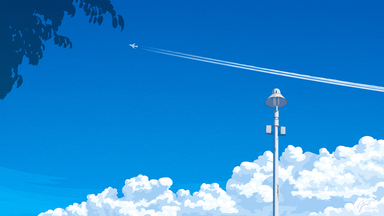 cached/dharmx_walls/m-26.jp/a_white_light_pole_with_a_jet_trail_in_the_sky.jpg