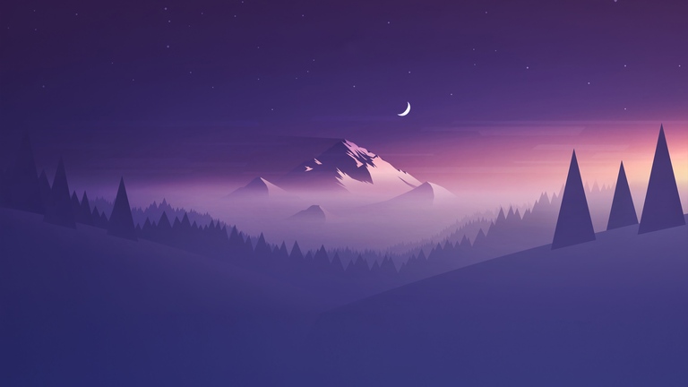 cached/dharmx_walls/minimal/a_mountain_with_trees_and_moon.jpg