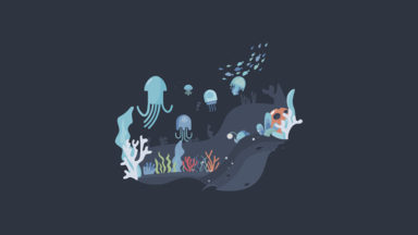 cached/dharmx_walls/nord/a_cartoon_of_jellyfish_and_coral_reef.png