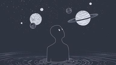 cached/dharmx_walls/nord/a_person_in_water_with_planets_in_the_background.jpg