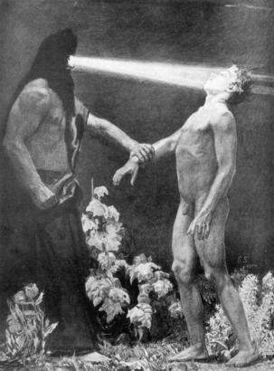 cached/dharmx_walls/painting/a_man_with_a_head_light_shining_from_another_man's_head.png