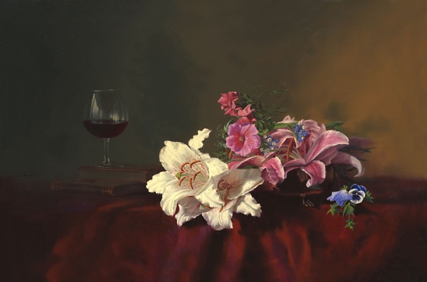 cached/dharmx_walls/painting/a_painting_of_flowers_and_a_glass_of_wine.jpg