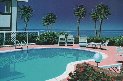 cached/dharmx_walls/painting/a_pool_with_chairs_and_palm_trees.jpg