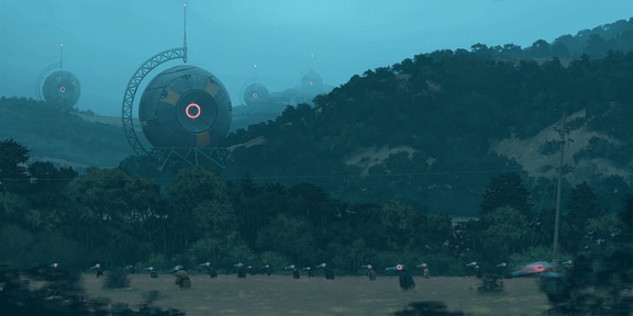 cached/dharmx_walls/stalenhag/a_group_of_people_walking_in_a_field_with_a_round_object_in_the_foreground.jpg
