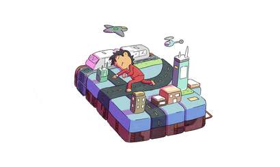 cached/dharmx_walls/unsorted/a_cartoon_of_a_man_sleeping_on_a_road.jpg