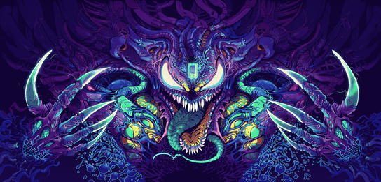 cached/dharmx_walls/unsorted/a_purple_and_blue_monster_with_sharp_teeth.jpg