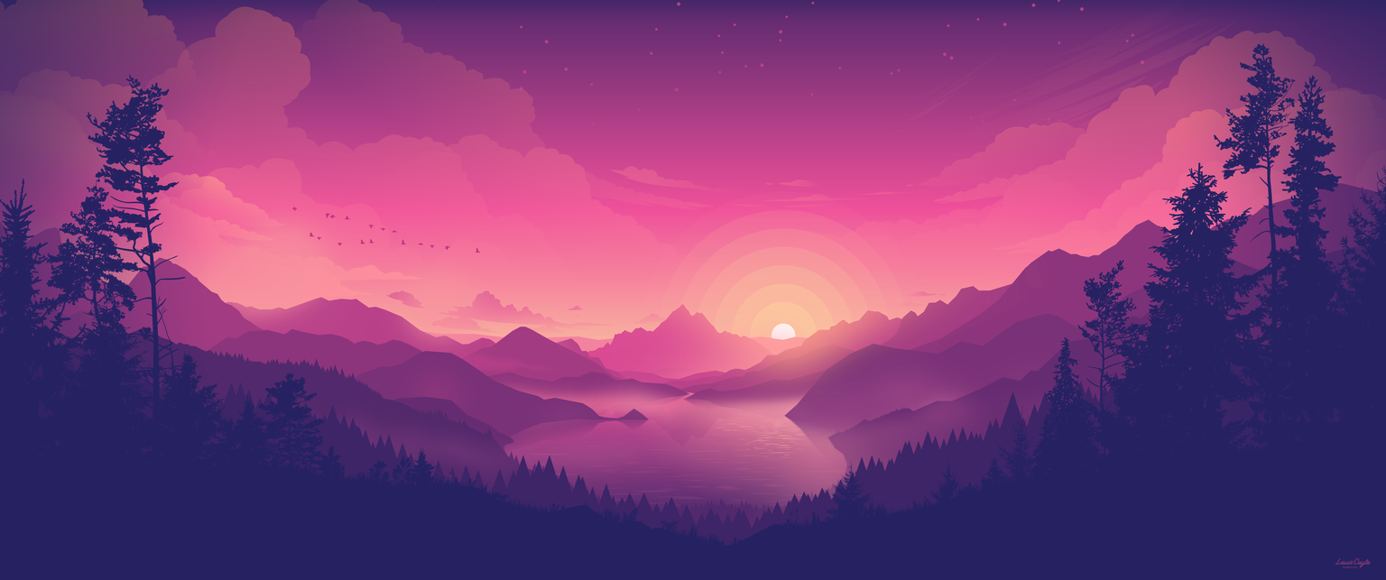 cached/hyprdots/Rose-Pine/lakeside_sunset.png