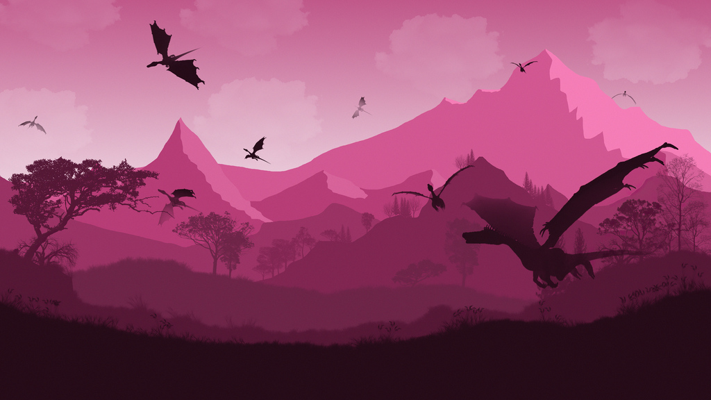 cached/hyprdots/Rose-Pine/mountain_dragon_pink.jpg